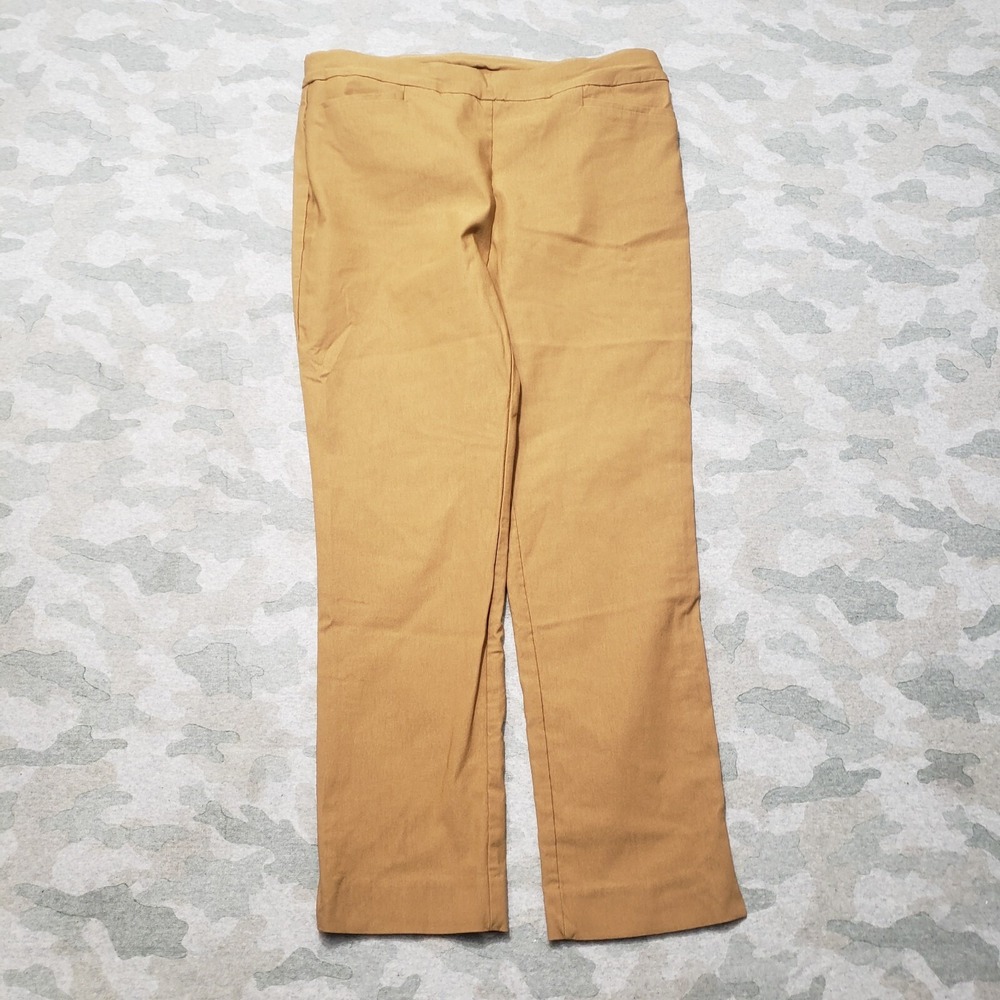 Chico's Pants Womens‎ 1R Brown Pull On Crop